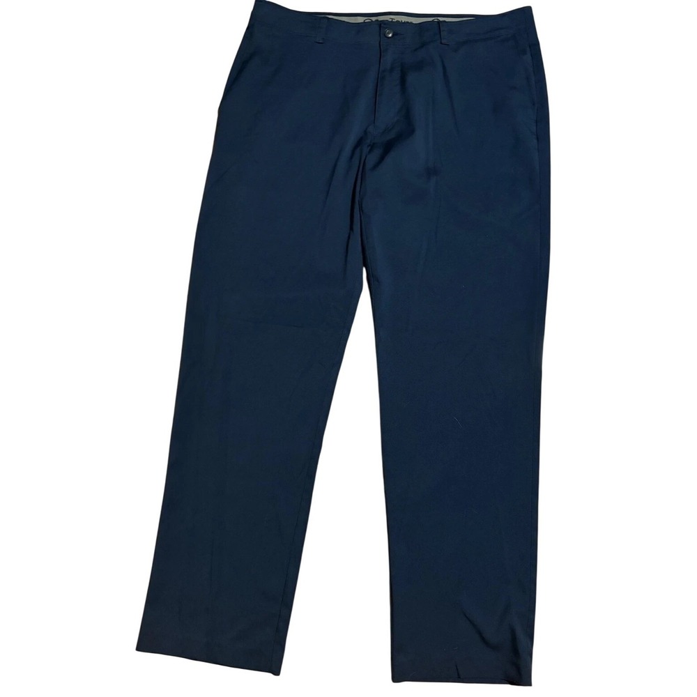 Pro Tour Performance Golf Pants Men's 48x30 Blue Stretch Moisture Wicking UPF 50